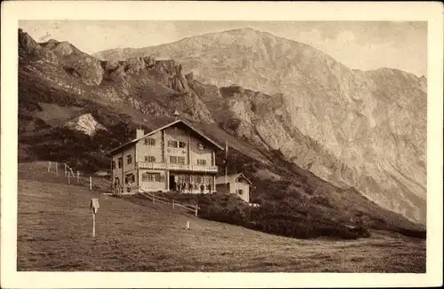 Ak Salzburg, C. von Stahl Haus am Torrenner Joch