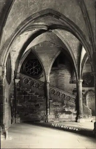 Foto Ak Maulbronn im Enzkreis Baden Württemberg, Zisterzienser Kloster, Höllentreppe