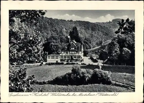 Ak Montabaur im Westerwaldkreis, Blick auf Spielmanns Kurhotel Waldesruhe