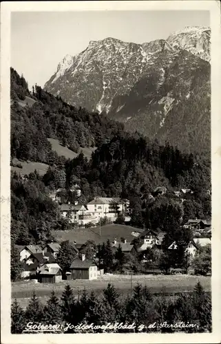 Ak Bad Goisern am Hallstättersee in Oberösterreich, Kurhotel, Jodschwefelbad, Landschaftspanorama