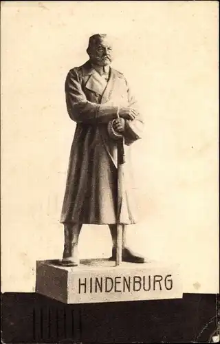 Ak Generalfeldmarschall Paul von Hindenburg, Der Eiserne Hindenburg von Berlin, Statue