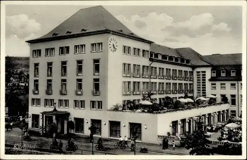 Ak Oberschlema Bad Schlema im Erzgebirge Sachsen, Blick auf das Kurhotel