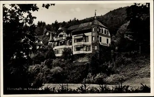 Ak Bad Herrenalb im Schwarzwald, Blick auf die Pension Waldheim