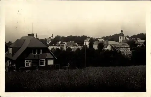 Ak Rokytnice v Orlických horách Rokitnitz Adlergebirge Reg. Königgrätz, Teilansicht der Stadt