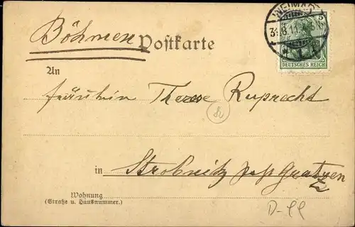 Ak Weimar in Thüringen, schöne Detailansicht