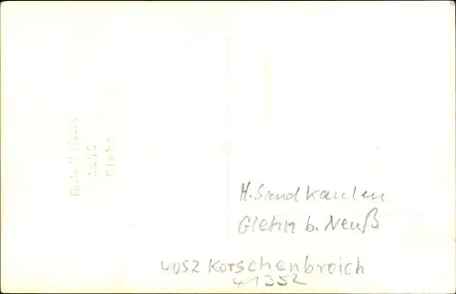 Foto Ak Glehn Korschenbroich NRW, Haus H. Sandkaulen