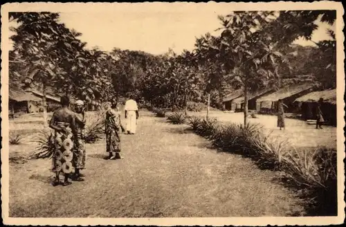 Ak Lombolombo Wafanda, Le village en 1946, Leprakolonie, Leprakranke