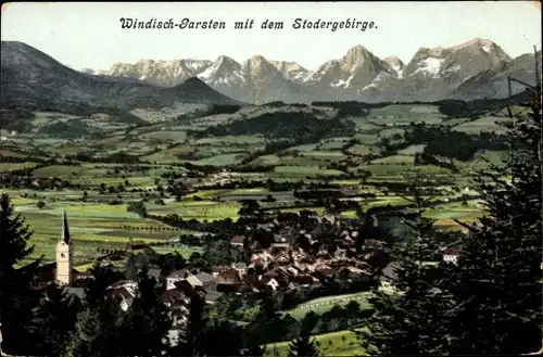 Ak Windischgarsten in Oberösterreich, schöne Detailansicht