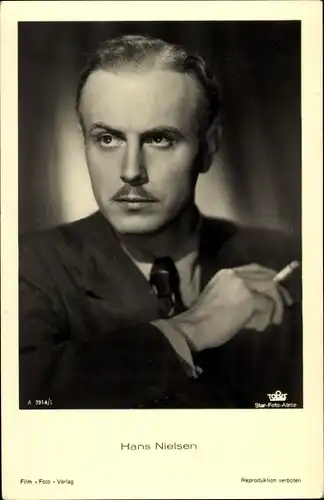 Ak Schauspieler Hans Nielsen, Portrait, Tobis Film, A 3914/1