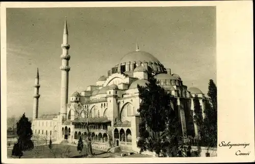 Ak Konstantinopel Istanbul Türkei, Süleymaniye, Camii