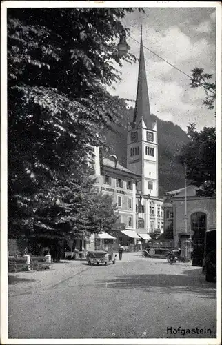 Ak Bad Hofgastein in Salzburg, schöne Detailansicht