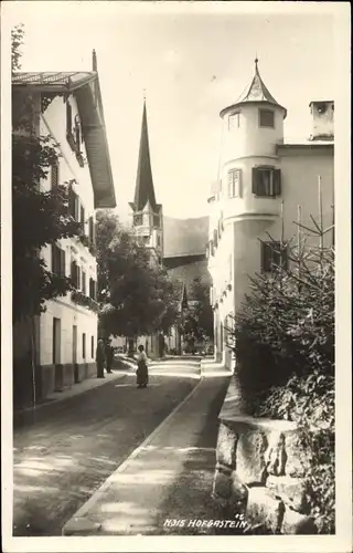 Ak Bad Hofgastein in Salzburg, schöne Detailansicht