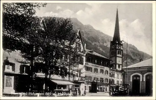 Ak Bad Hofgastein in Salzburg, schöne Detailansicht