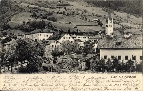 Ak Bad Hofgastein in Salzburg, schöne Detailansicht