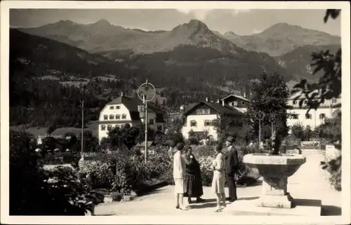 Ak Bad Hofgastein in Salzburg, schöne Detailansicht