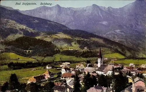 Ak Bad Hofgastein in Salzburg, schöne Detailansicht