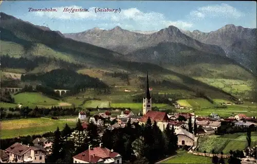 Ak Bad Hofgastein in Salzburg, schöne Detailansicht