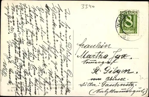 Ak Waidhofen an der Ybbs in Niederösterreich, schöne Detailansicht