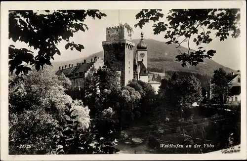 Ak Waidhofen an der Ybbs in Niederösterreich, schöne Detailansicht