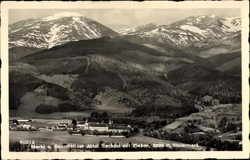 Ak Seckau in der Steiermark, schöne Detailansicht