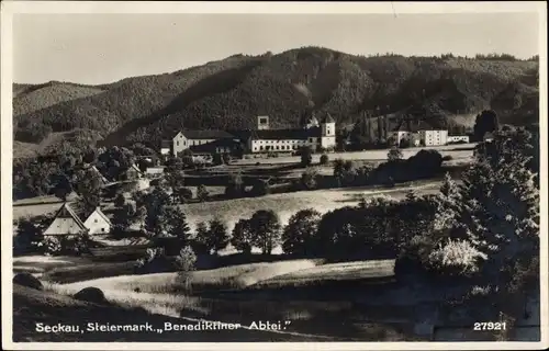 Ak Seckau in der Steiermark, schöne Detailansicht