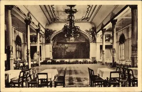 Ak Hohndorf im Erzgebirge, Hotel Deutsches Haus, Inh. L. Wagner, Saal