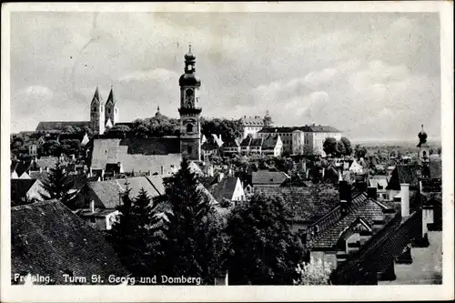 Ak Freising in Oberbayern, schöne Detailansicht