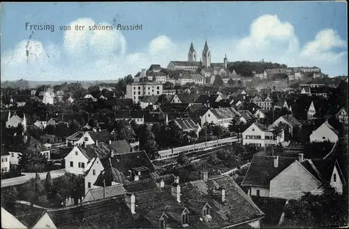 Ak Freising in Oberbayern, schöne Detailansicht