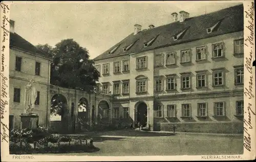 Ak Freising in Oberbayern, schöne Detailansicht