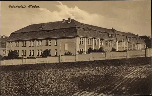 Ak Meißen in Sachsen, Beamtenhaus 1 der Polizeischule