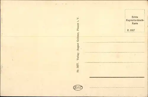 Ak Plauen im Vogtland, schöne Detailansicht