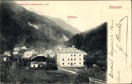 Ak Böckstein Bad Gastein im Gasteiner Tal Salzburg, schöne Detailansicht