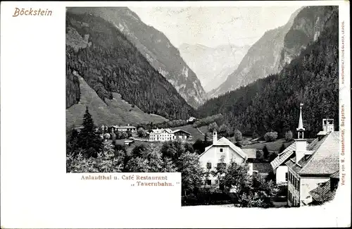 Ak Böckstein Bad Gastein im Gasteiner Tal Salzburg, schöne Detailansicht