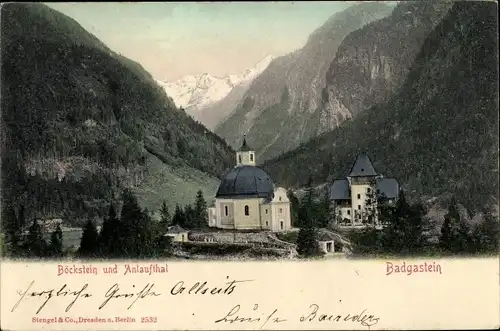 Ak Böckstein Bad Gastein im Gasteiner Tal Salzburg, schöne Detailansicht