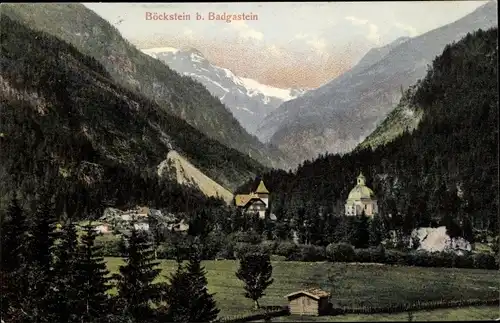 Ak Böckstein Bad Gastein im Gasteiner Tal Salzburg, schöne Detailansicht