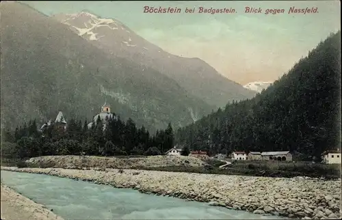 Ak Böckstein Bad Gastein im Gasteiner Tal Salzburg, schöne Detailansicht