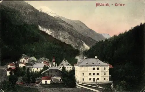 Ak Böckstein Bad Gastein im Gasteiner Tal Salzburg, schöne Detailansicht