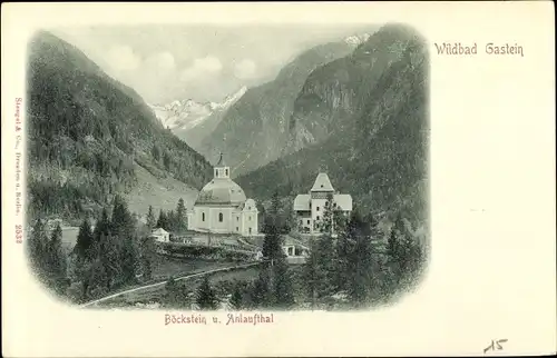 Ak Böckstein Bad Gastein im Gasteiner Tal Salzburg, schöne Detailansicht