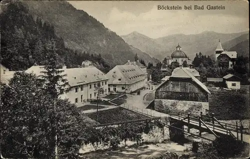 Ak Böckstein Bad Gastein im Gasteiner Tal Salzburg, schöne Detailansicht