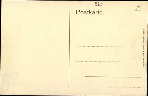 Ak Königstein an der Elbe, schöne Detailansicht