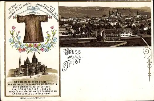 Litho Trier in Rheinland Pfalz, Heiliger Rock, Ortschaft