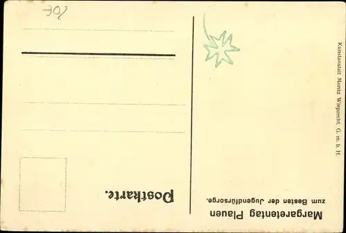 Steindruck Ak Söllner, Plauen im Vogtland, Margaretentag am 25. März 1911