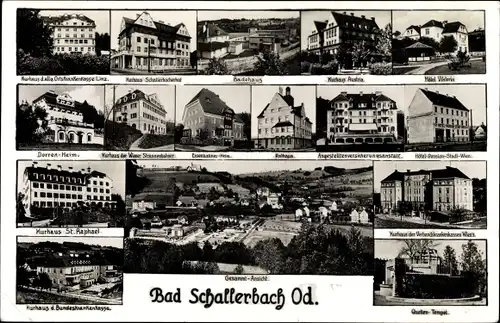 Ak Bad Schallerbach in Oberösterreich, schöne Detailansicht