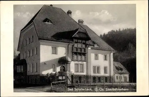 Ak Bad Schallerbach in Oberösterreich, schöne Detailansicht