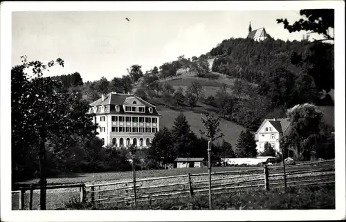 Ak Bad Schallerbach in Oberösterreich, schöne Detailansicht