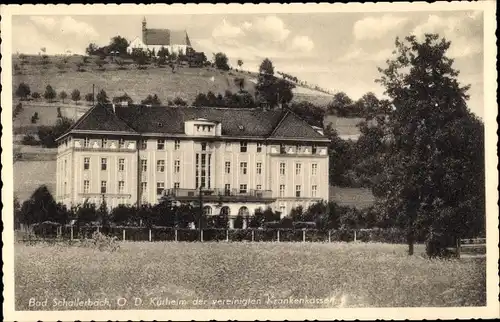 Ak Bad Schallerbach in Oberösterreich, schöne Detailansicht