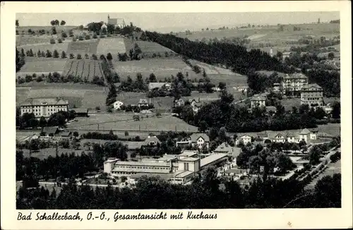 Ak Bad Schallerbach in Oberösterreich, schöne Detailansicht