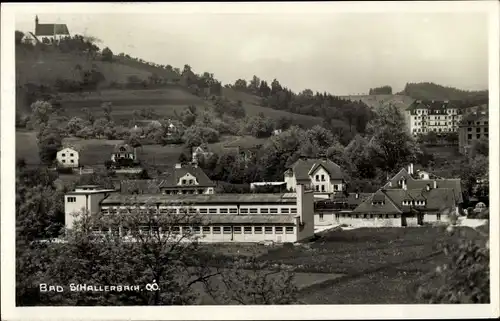 Ak Bad Schallerbach in Oberösterreich, schöne Detailansicht