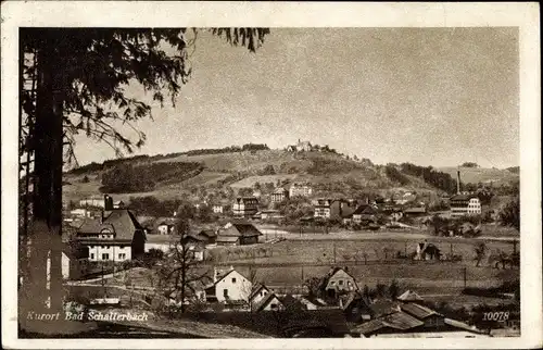 Ak Bad Schallerbach in Oberösterreich, schöne Detailansicht