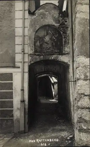 Ak Rattenberg in Tirol, schöne Detailansicht